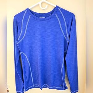 LONG-SLEEVED BLUE ACTIVEWEAR